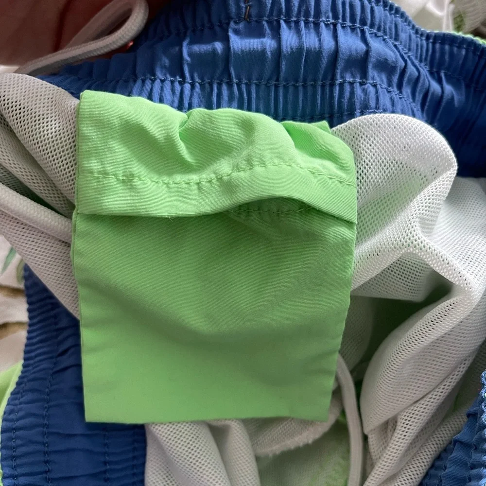Polo Ralph Lauren Lime Green Swim Trunks Men’s XXL Mesh Lined Pony Logo Classic